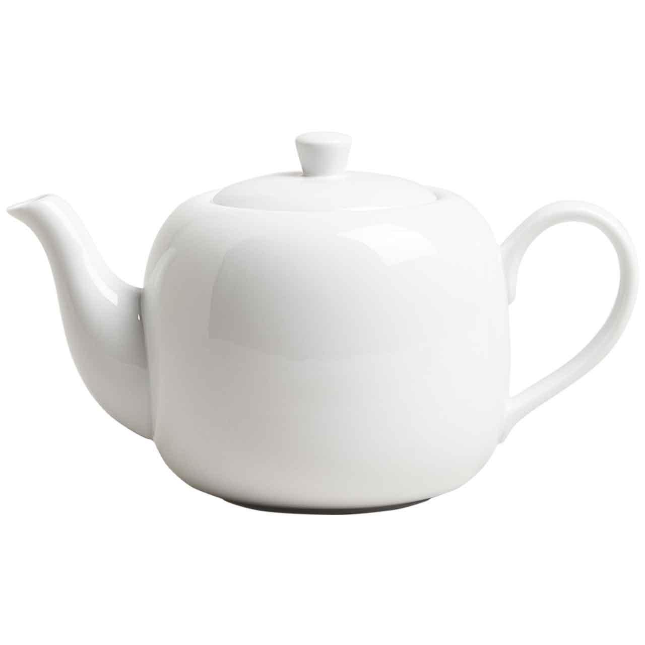 M&S Maxim Porcelain Teapot, White