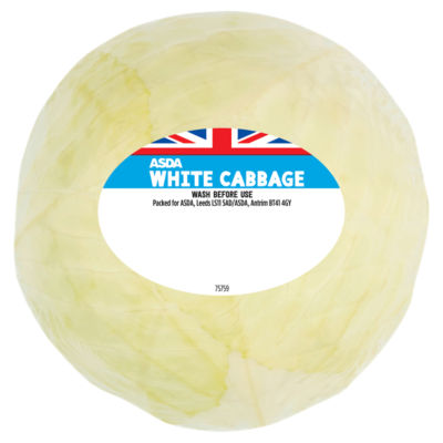 ASDA White Cabbage (Typically 1kg)