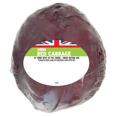 ASDA Red Cabbage (Typically 1kg)