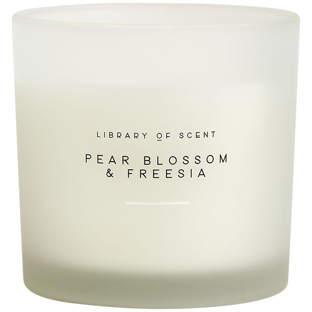 M&S Pear Blossom and Freesia 3 Wick Candle