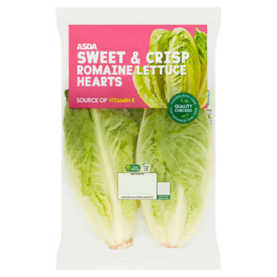 ASDA Sweet & Crisp Romaine Lettuce Hearts