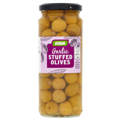 ASDA Garlic Stuffed Olives 340g