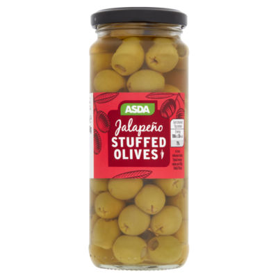 ASDA Jalapeño Stuffed Olives 340g