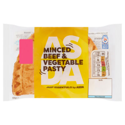 JUST ESSENTIALS by ASDA Minced Beef & Vegetable Pasty