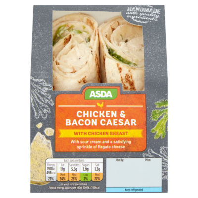 ASDA Chicken & Bacon Caesar Wrap