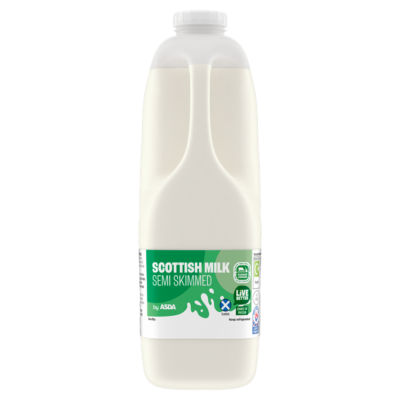 ASDA Scottish Milk Semi Skimmed 2 Pints