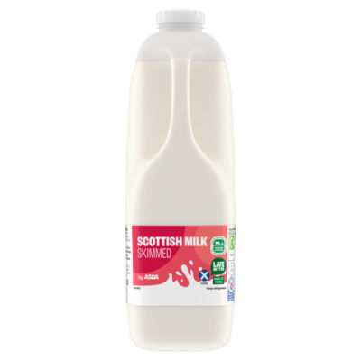 ASDA Scottish Milk Skimmed 2 Pints