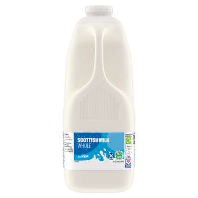 ASDA Scottish Whole Milk 4 Pints