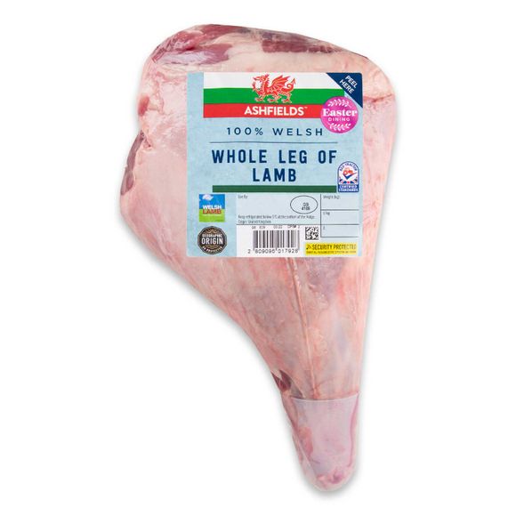 Ashfields Whole Leg Of Lamb Typically 2.5kg