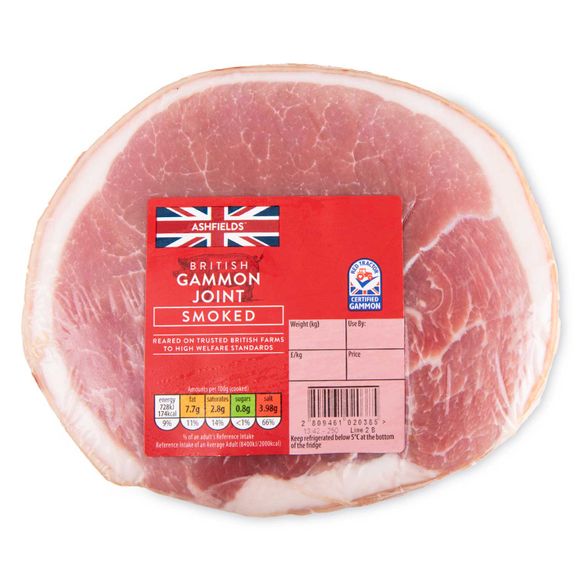 Ashfields Smoked British Gammon Joint Typically 2kg