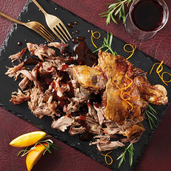 Specially Selected Gastro Lamb Shoulder With A Port, Orange & Rosemary Glaze Typically 1.2kg