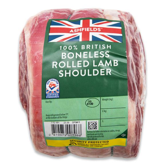 Ashfields Boneless Rolled Lamb Shoulder Typically 0.725kg