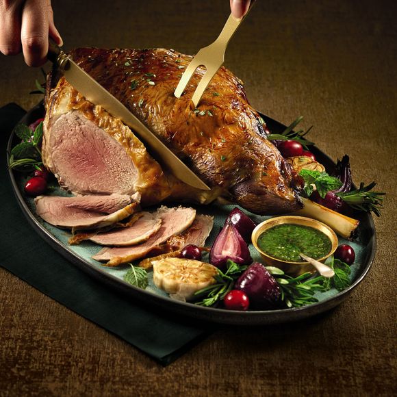 Ashfields British Whole Leg Of Lamb Typically 2.55kg