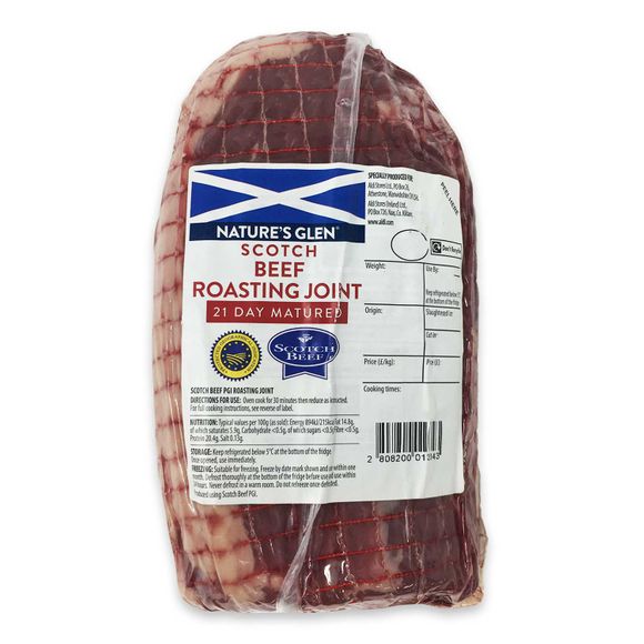 Nature's Glen Scotch Beef Roasting Joint Typically 1kg