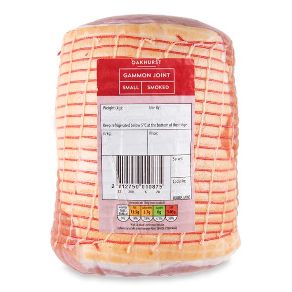 Oakhurst Smoked Gammon Joint Typically 1kg