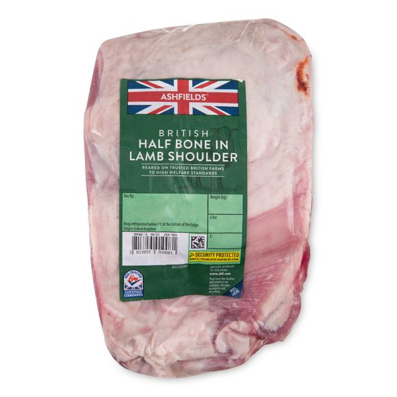 Ashfields British Half Bone In Lamb Shoulder Typically 1.005kg