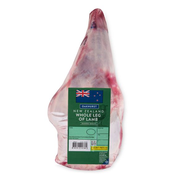 Oakhurst Whole Leg Of Lamb Typically 2.35kg