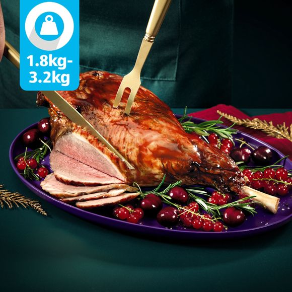 Oakhurst Whole Leg Of Lamb With A Cherry & Redcurrant Glaze Typically 2.5kg