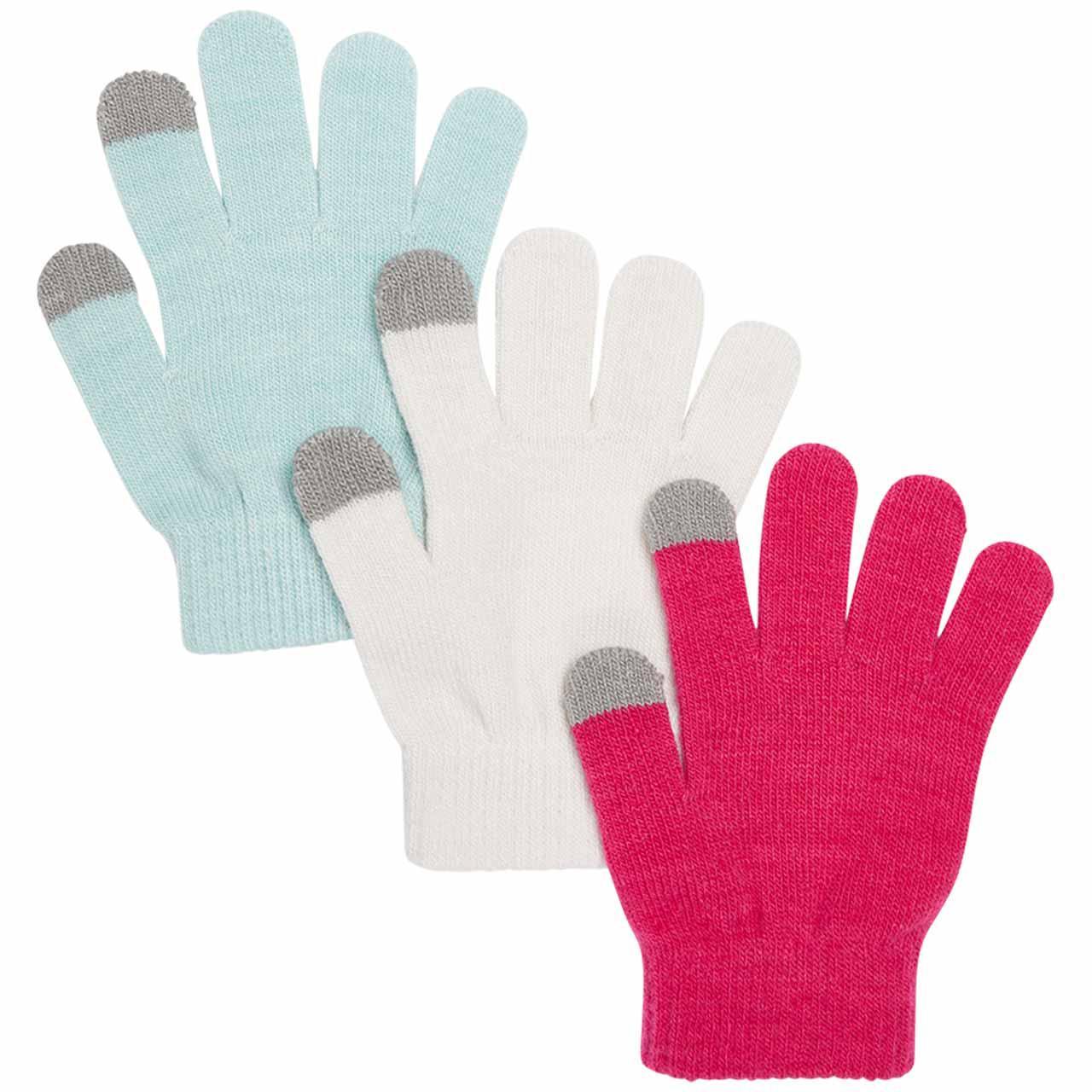 M&S Y/OG Magic Gloves 3 Pack 1 SIZE Pink Mix