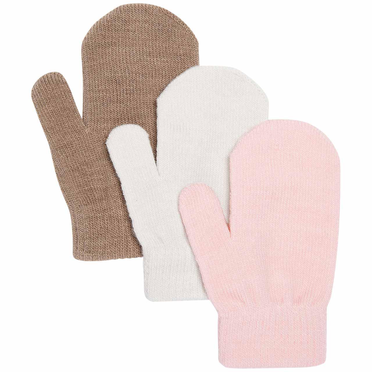 M&S Kids Magic Mittens, 3 Pack, 1 Size, Pink Mix