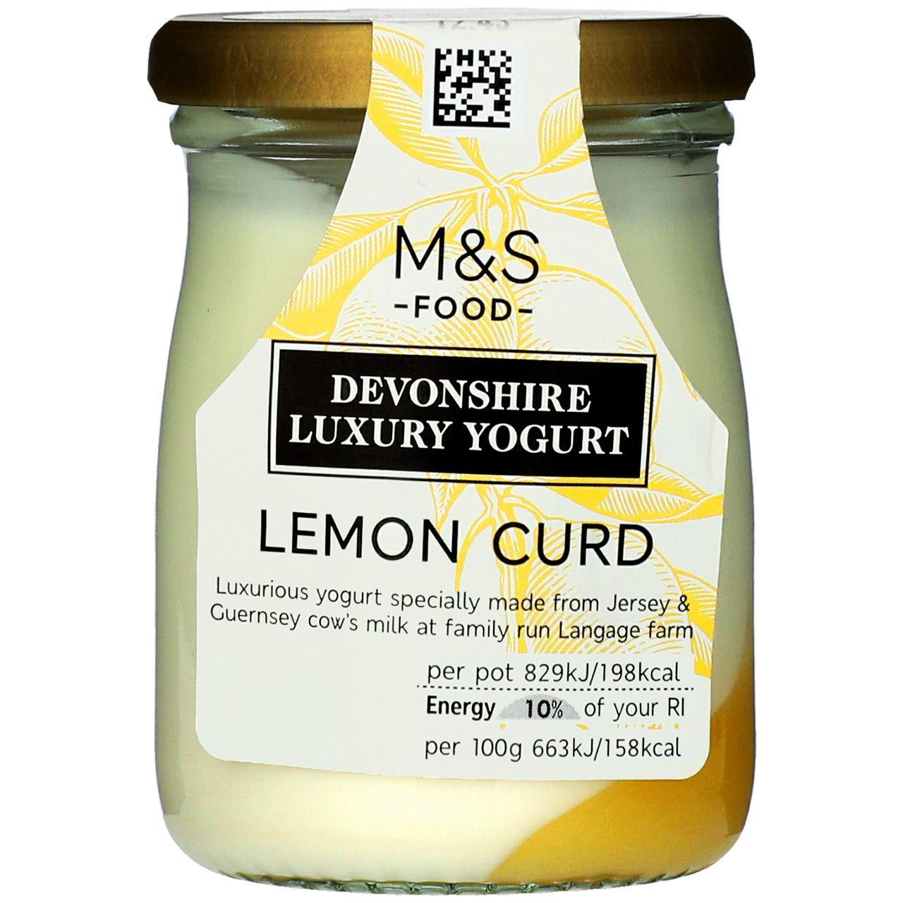 M&S Devonshire Luxury Lemon Curd Yogurt