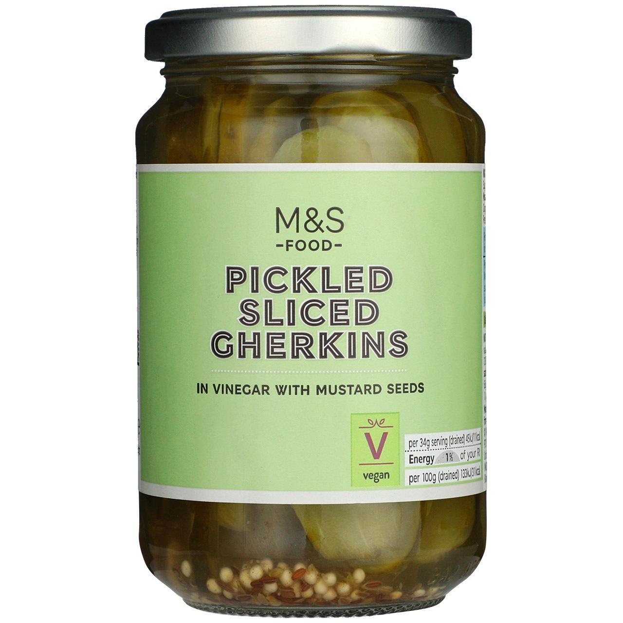 M&S Sliced Gherkins in Vinegar