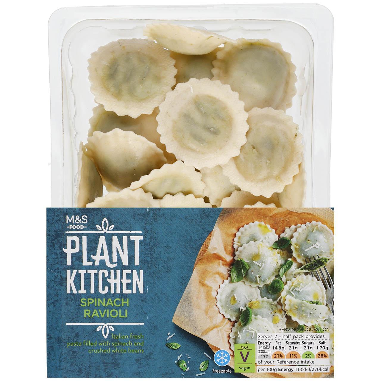 M&S Plant Kitchen Spinach Ravioli