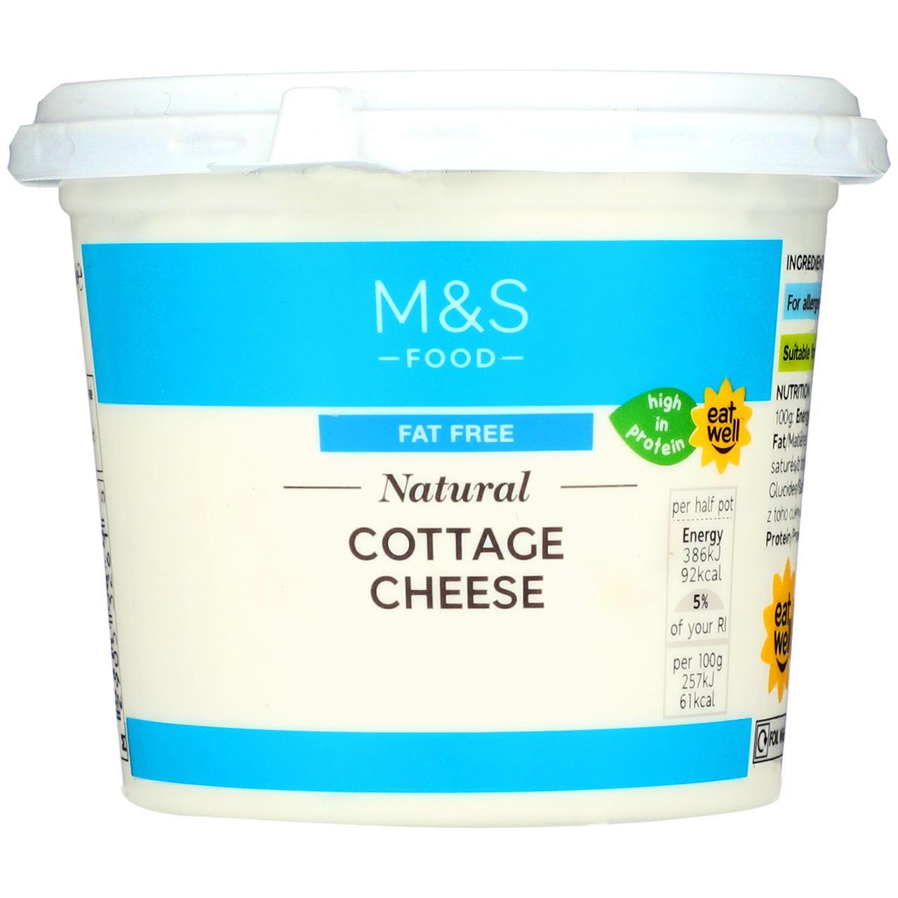 M&S Fat Free Cottage Cheese