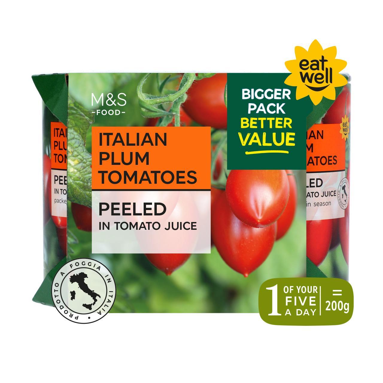 M&S Italian Peeled Plum Tomatoes