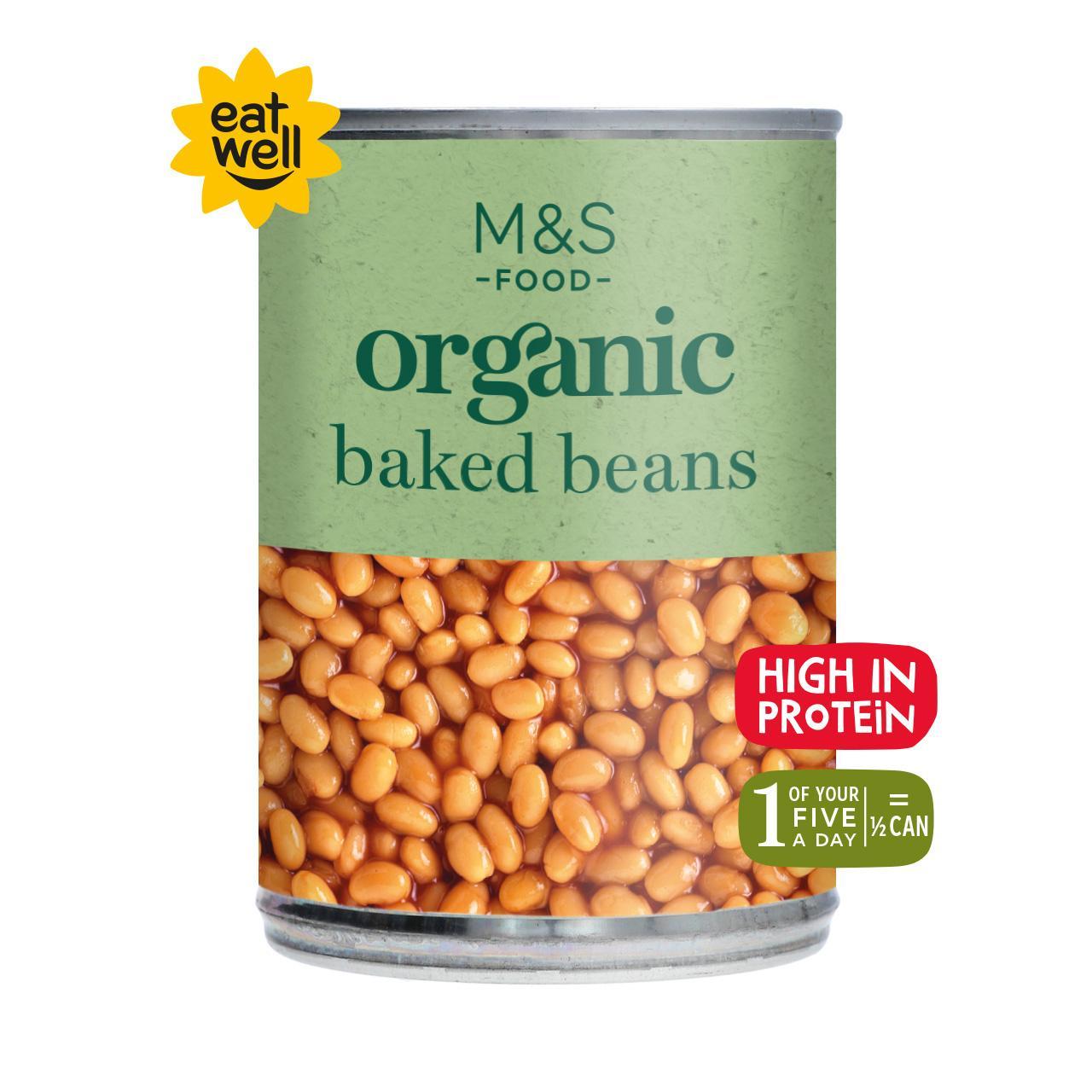 M&S Organic Baked Beans