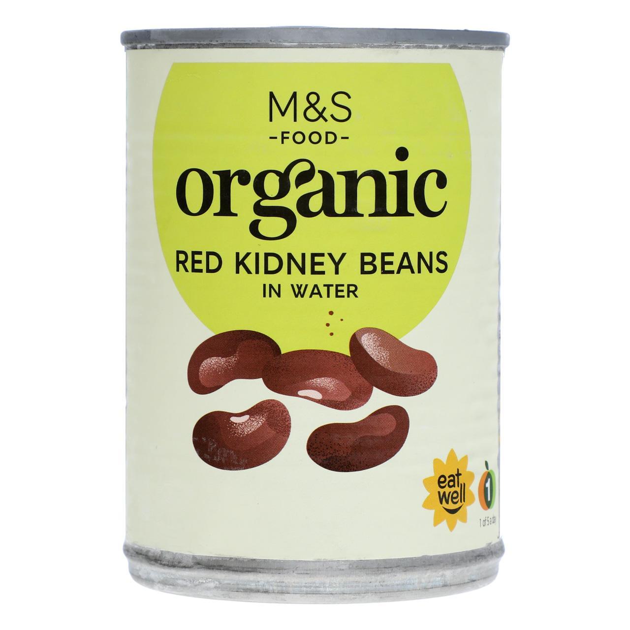 M&S Organic Red Kidney Beans in Water