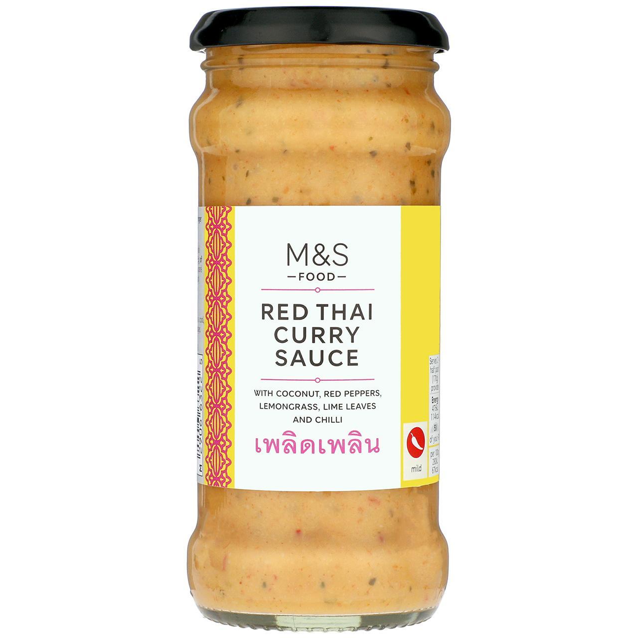 M&S Red Thai Curry Sauce