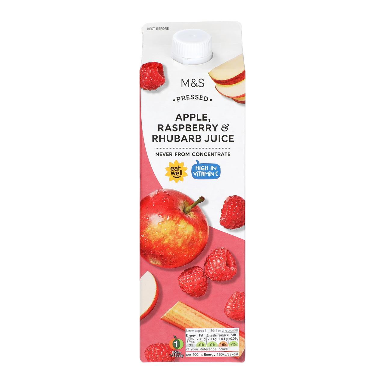 M&S Apple, Raspberry & Rhubarb Juice