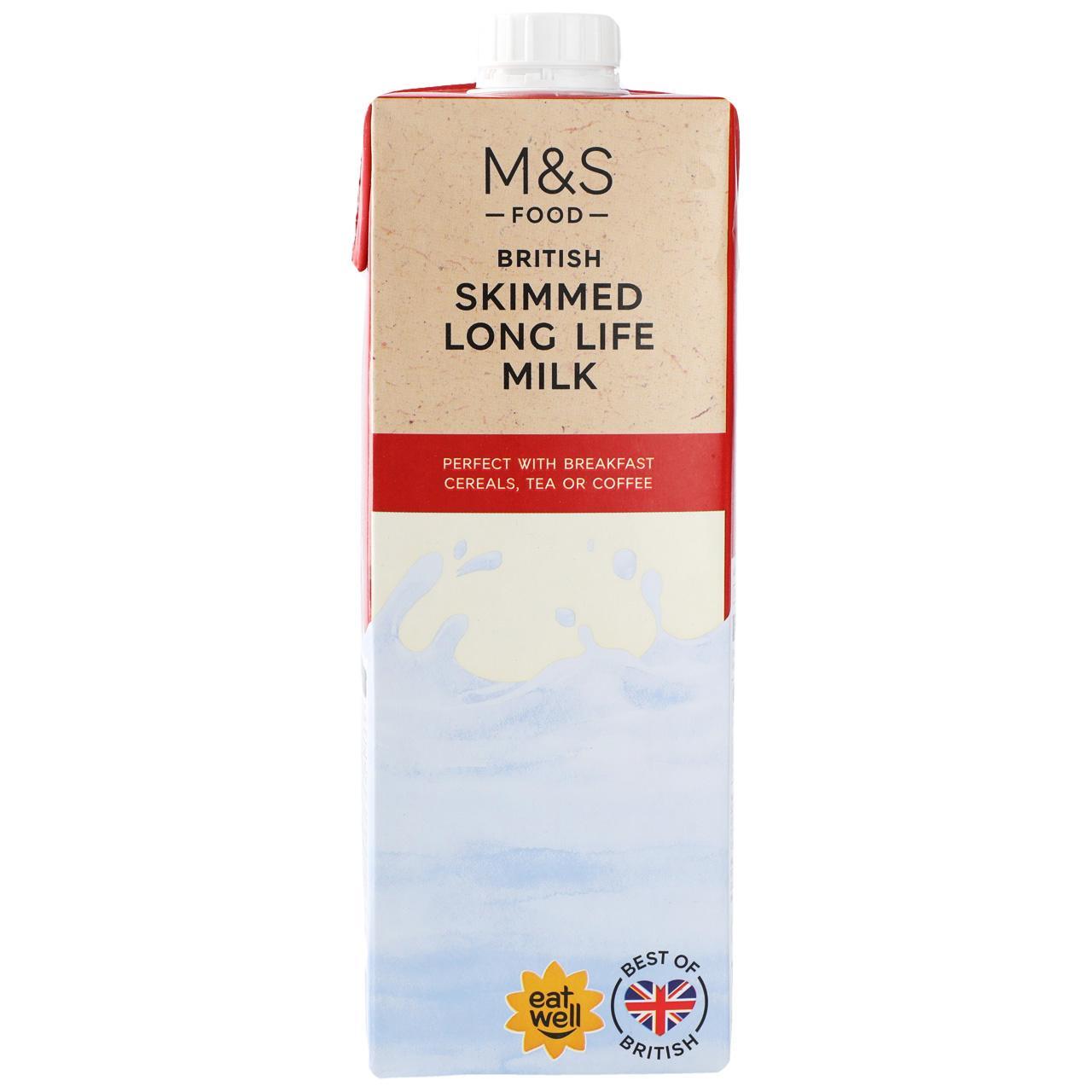 M&S British Skimmed Milk Long Life