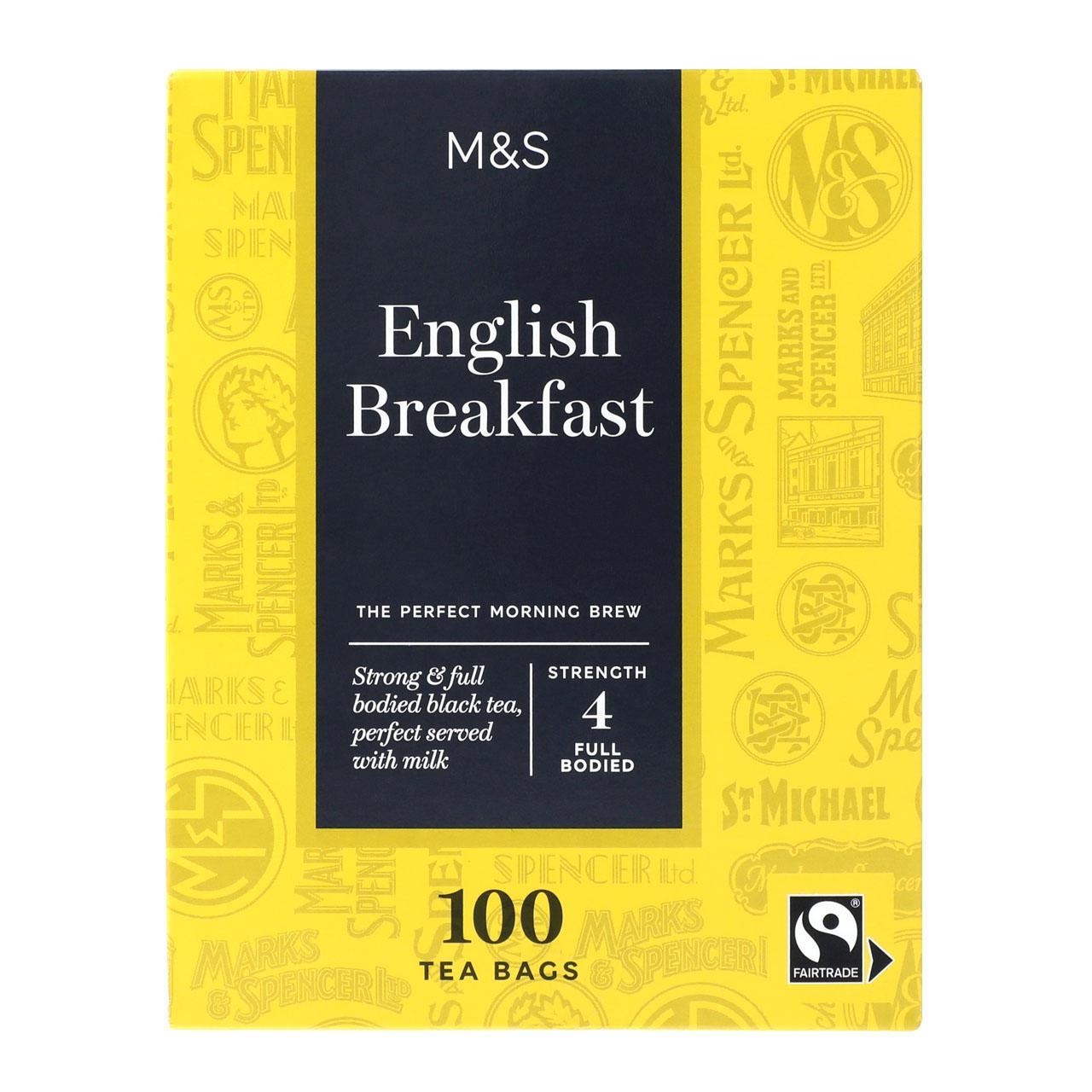 M&S Fairtrade English Breakfast Tea Bags