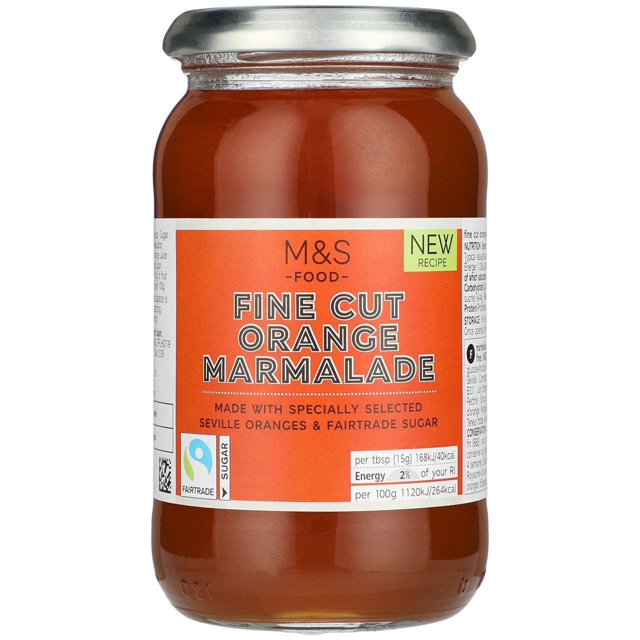 M&S Fairtrade Fine Cut Orange Marmalade