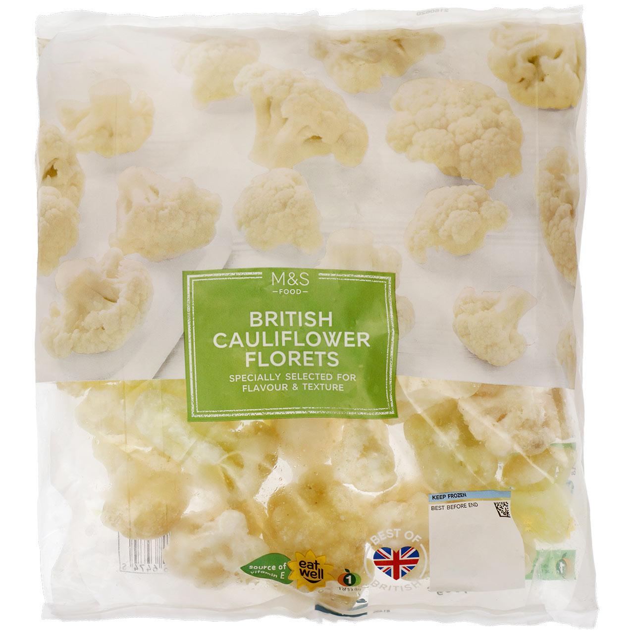 M&S British Cauliflower Florets Frozen