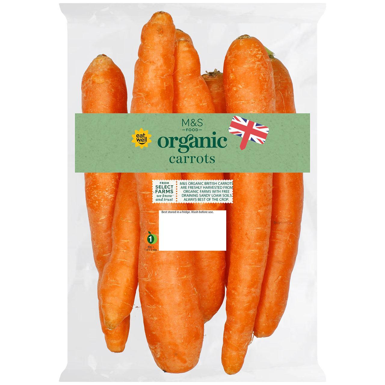 M&S Organic Carrots