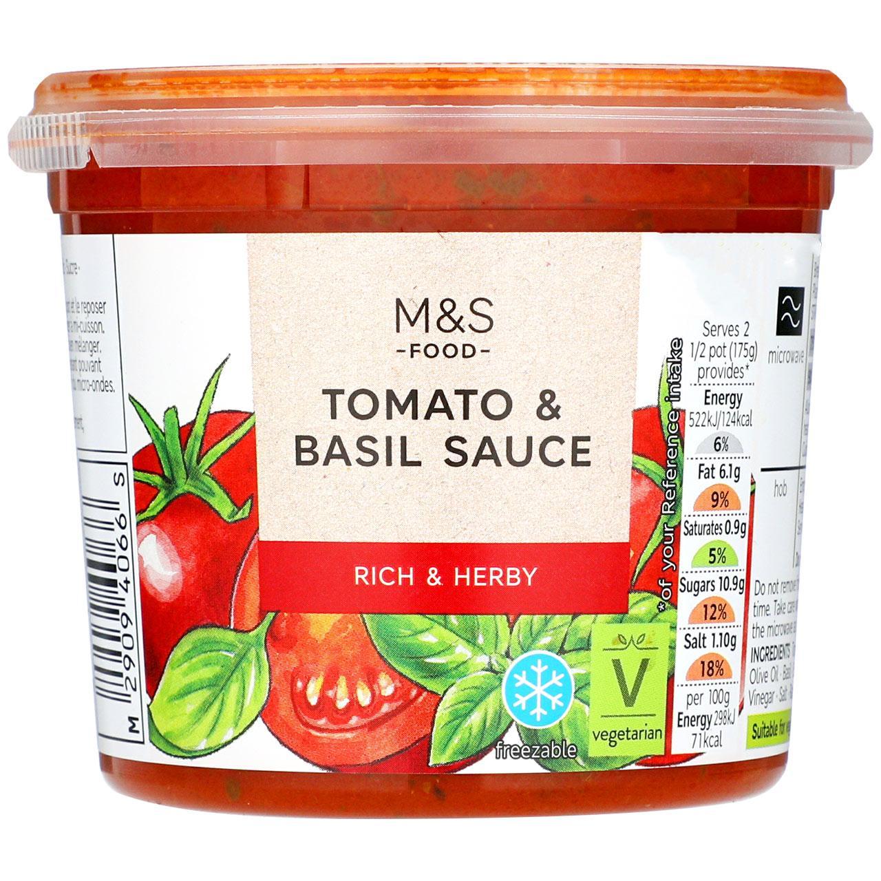 M&S Tomato & Basil Sauce