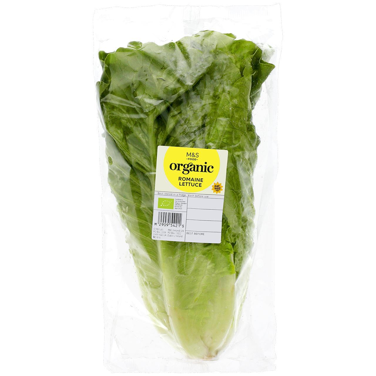 M&S Organic Romaine Lettuce