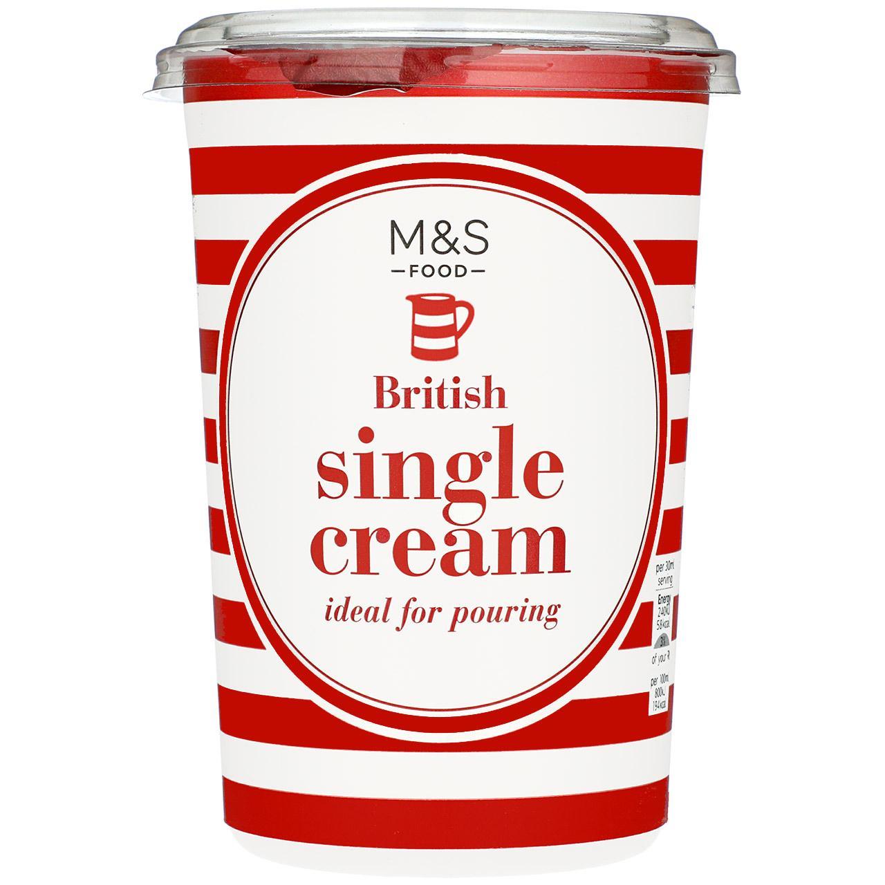 M&S British Single Cream