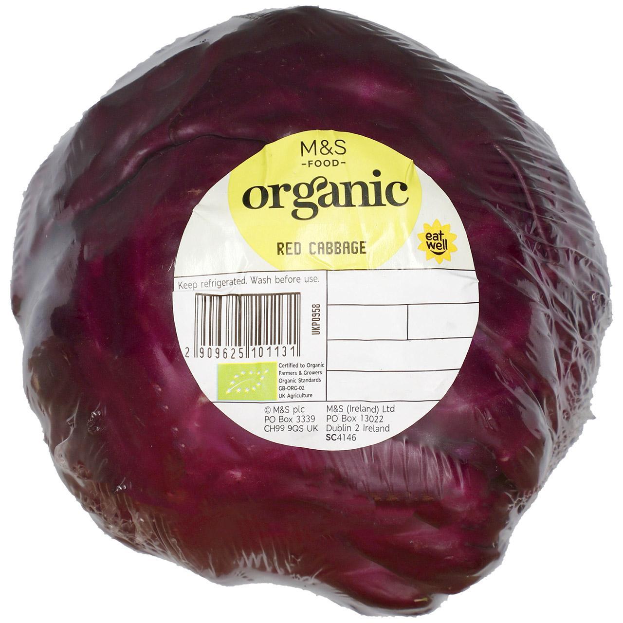 M&S Organic Red Cabbage