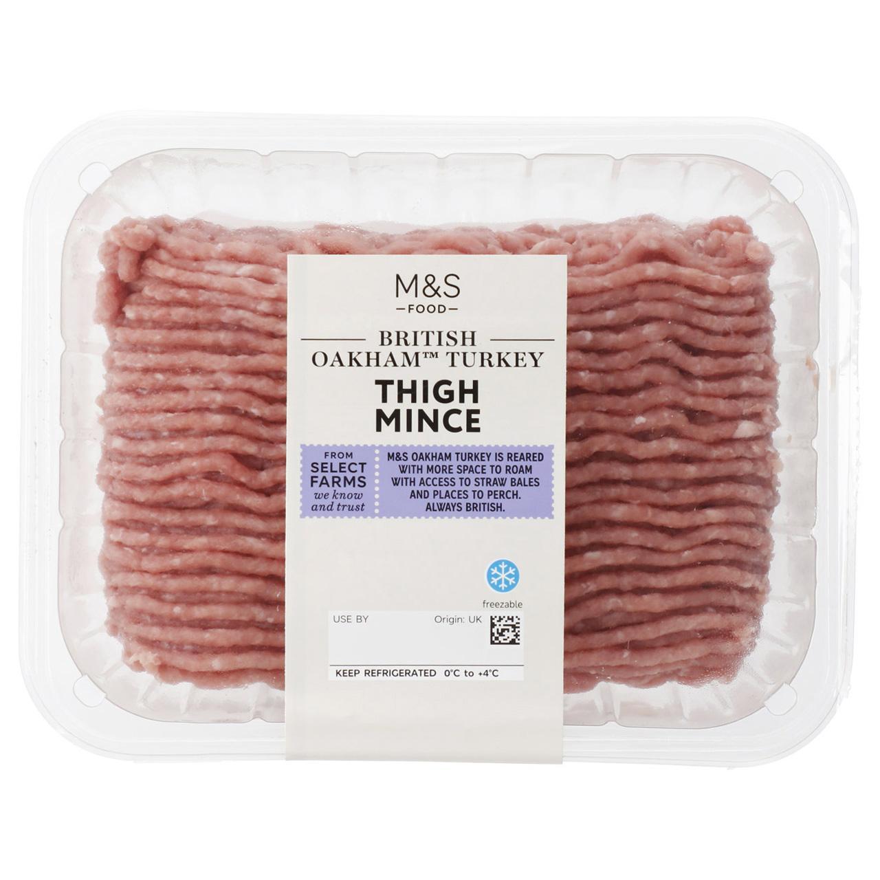 M&S British Turkey Thigh Mince 8% Fat