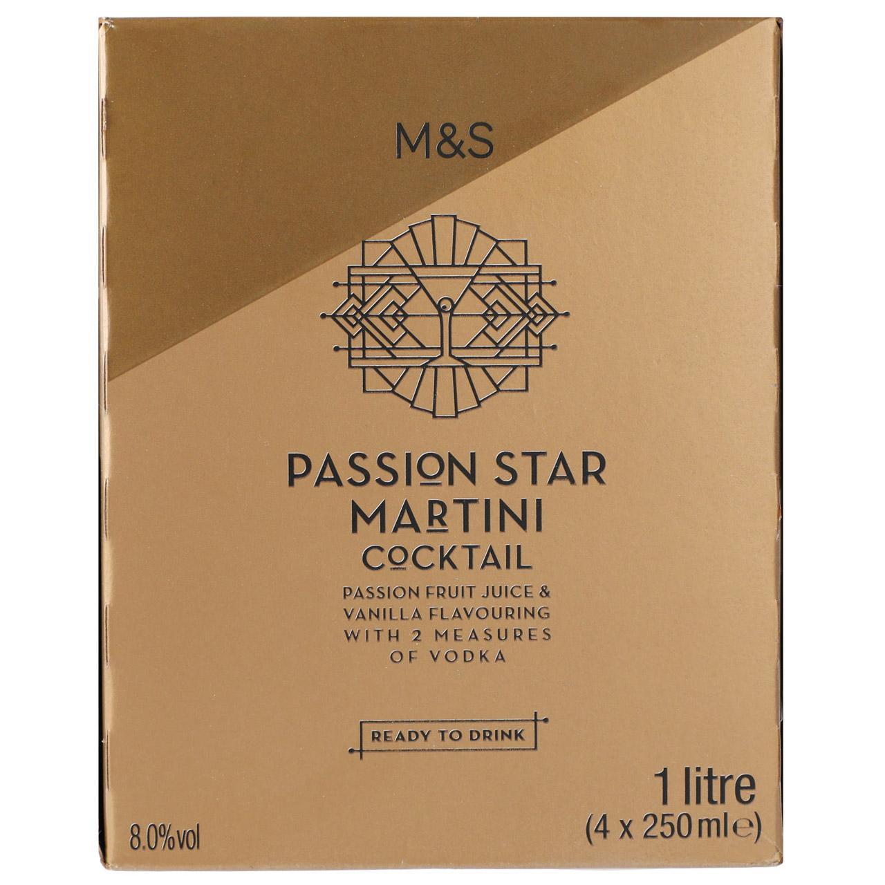 M&S Passionfruit Martini Cocktail