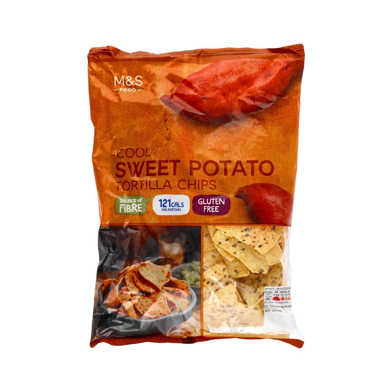 M&S Cool Sweet Potato Tortilla Chips