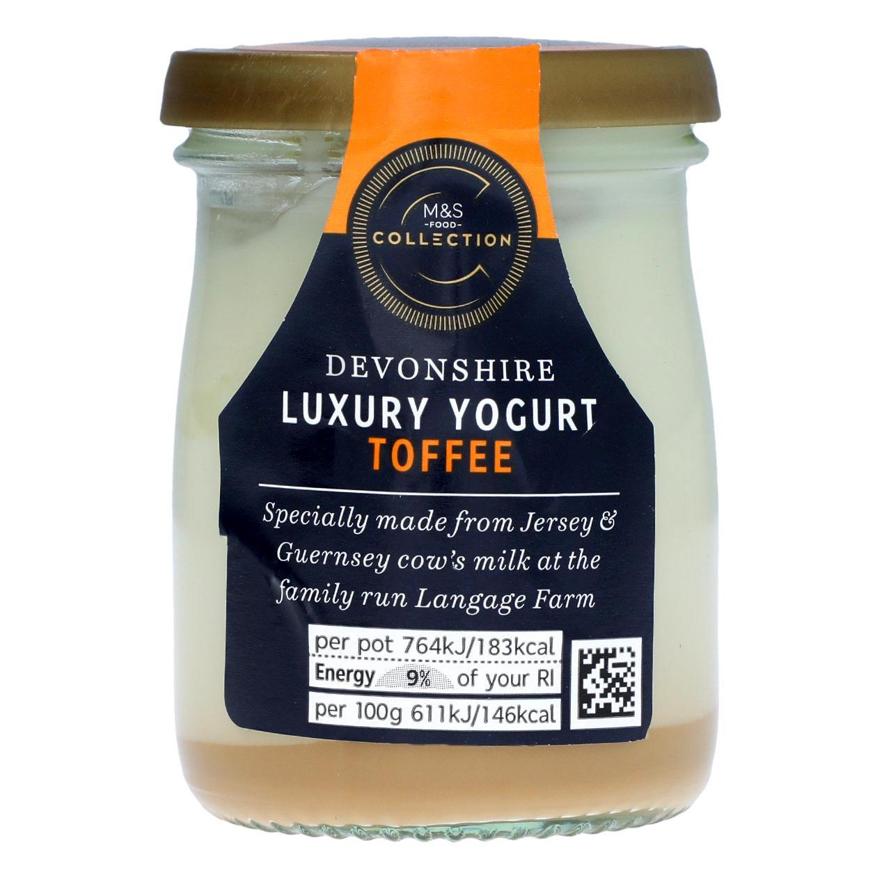 M&S Luxury Toffee Yogurt