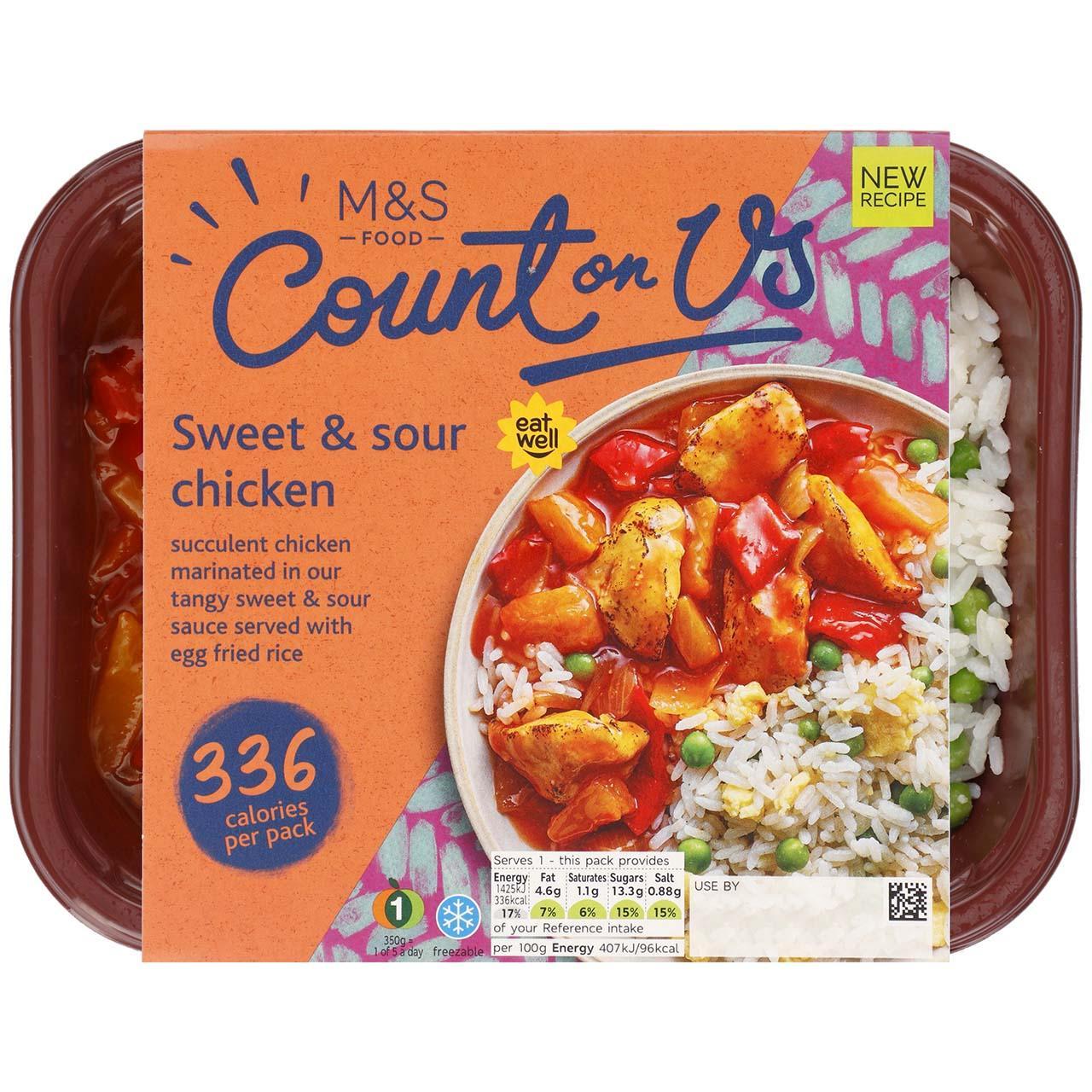 M&S Count On Us Sweet & Sour Chicken