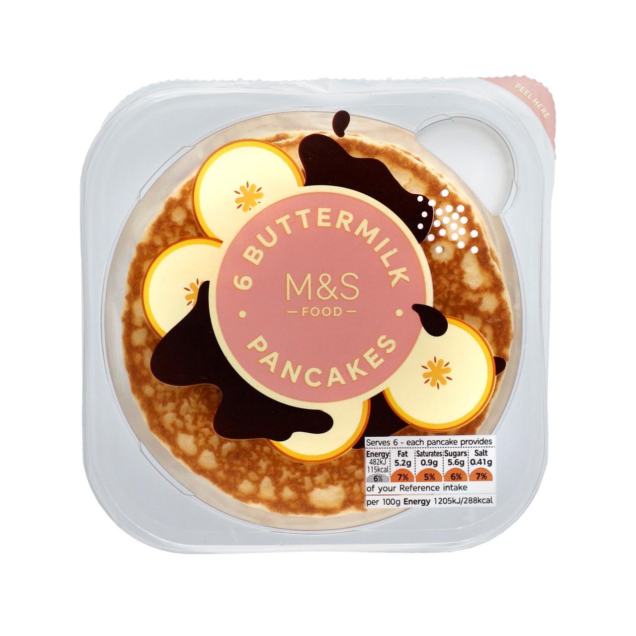 M&S 6 Buttermilk Pancakes