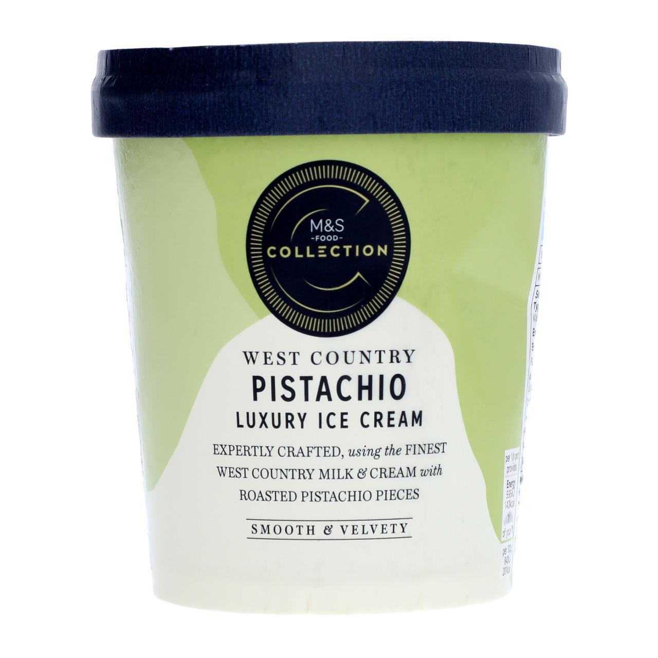 M&S Collection Pistachio Luxury Ice Cream