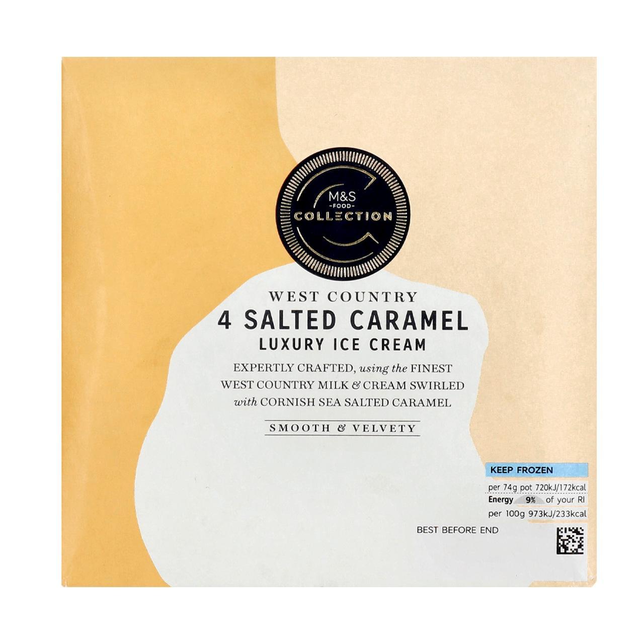 M&S Collection Salted Caramel Luxury Ice Cream